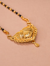 Black & Golden Beads pendant Mangalsutra.