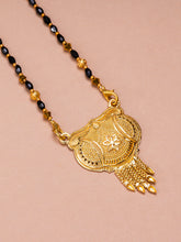 Black & Golden Beads pendant Mangalsutra.