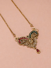 Golden chain with pendant