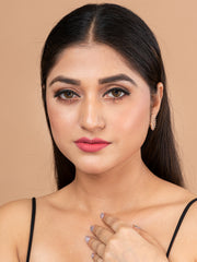 Gold & White Spiked studs