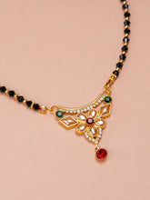 Black & Golden Beads pendant Mangalsutra.
