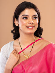 Black & Golden Beads pendant Mangalsutra.