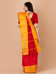 Laa calcutta Red & Yellow Bengal Taant