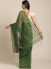 Gree & Golden women sequence silk blend handloom saree