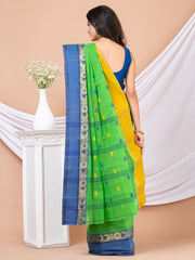 Laa Calcutta Green & Blue Bengal Taant