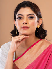 Golden Filigree gold plated Earrings.