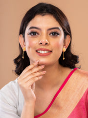 Golden Filigree gold plated Earrings.