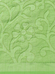 Green handloom saree