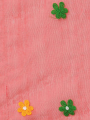 Pink & Green handloom saree