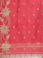 Red & Golden handloom saree