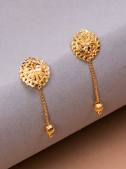 Golden Filigree gold plated Earrings.