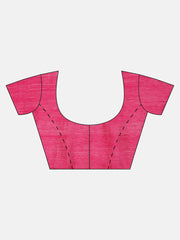 Laa Calcutta Pink silk cotton embllished box sequence saree