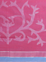 Sky Blue & Pink Handloom saree