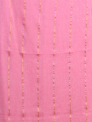 Pink Cotton Handloom Saree