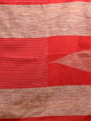 Red  & Golden   Handloom  saree