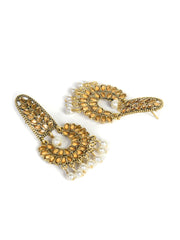 Gold-Plated Drop Earrings