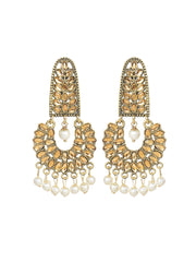 Gold-Plated Drop Earrings
