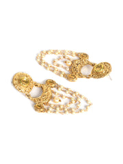 Gold-Plated Drop Earrings