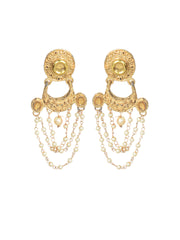 Gold-Plated Drop Earrings