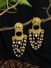 Gold-Plated Drop Earrings