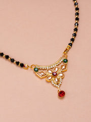 Black & Golden Beads pendant Mangalsutra.