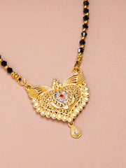 Black & Golden Beads pendant Mangalsutra.