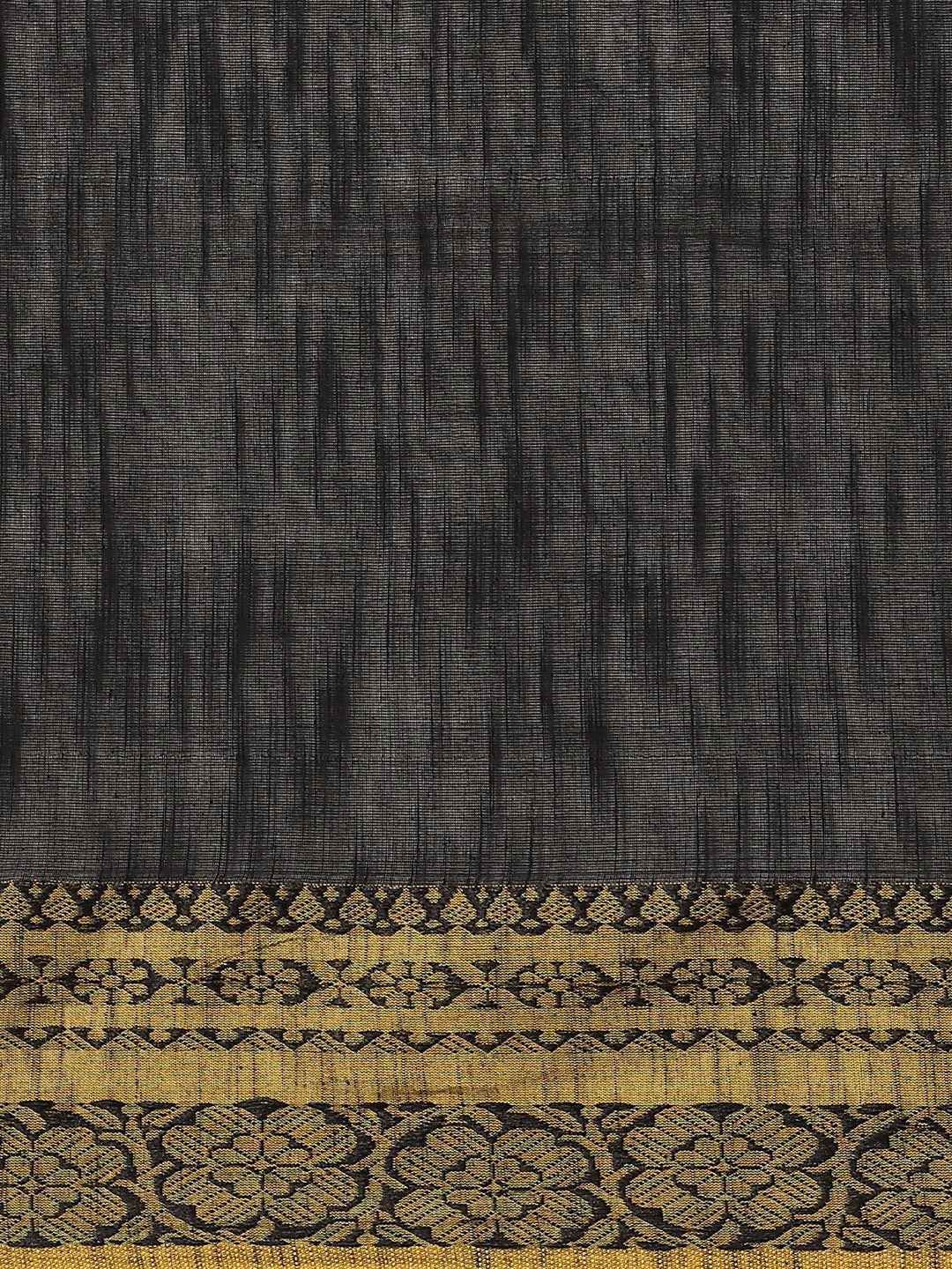 Black & Yellow handloom saree