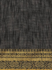 Black & Yellow handloom saree