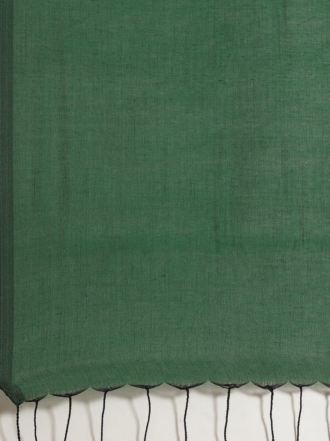 Laa Calcutta Green pure cotton Handloom saree