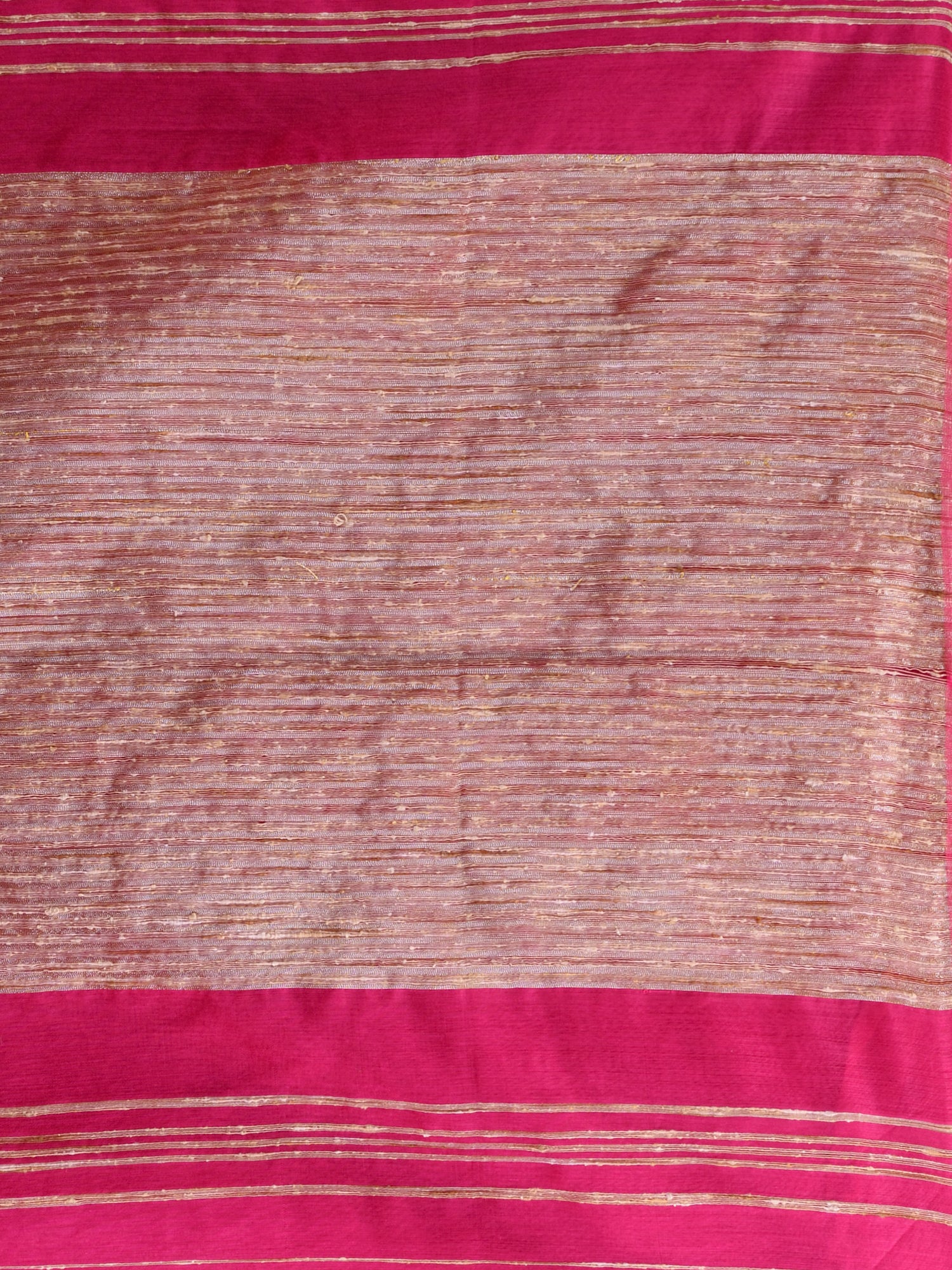 Pink  & Golden  Handloom  saree