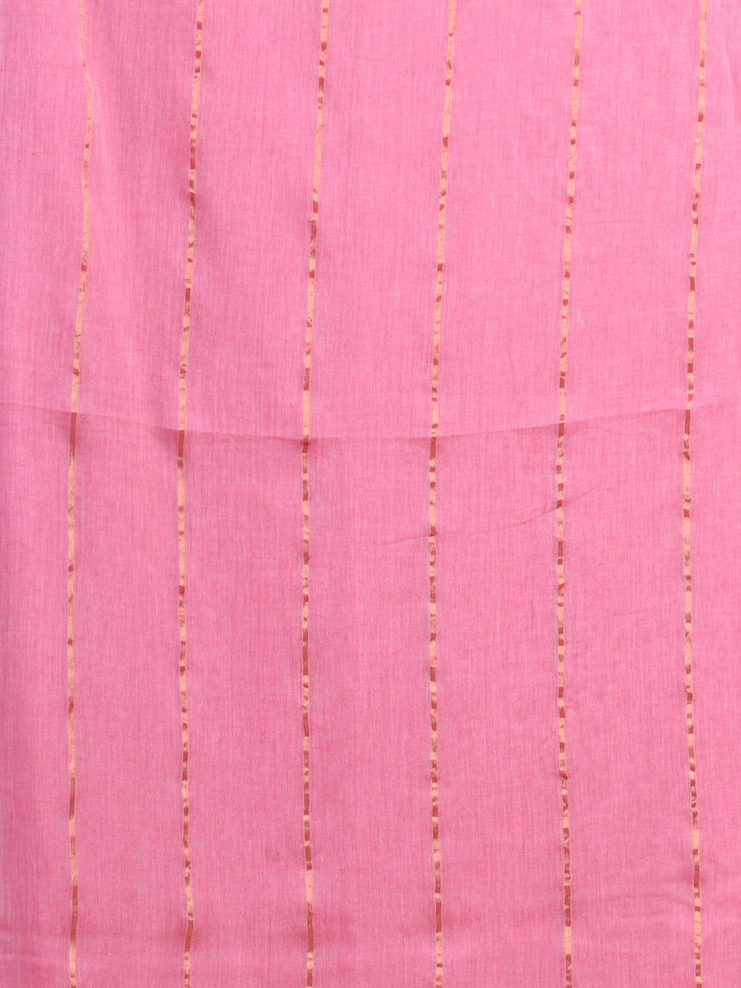 Pink  Cotton Handloom Saree